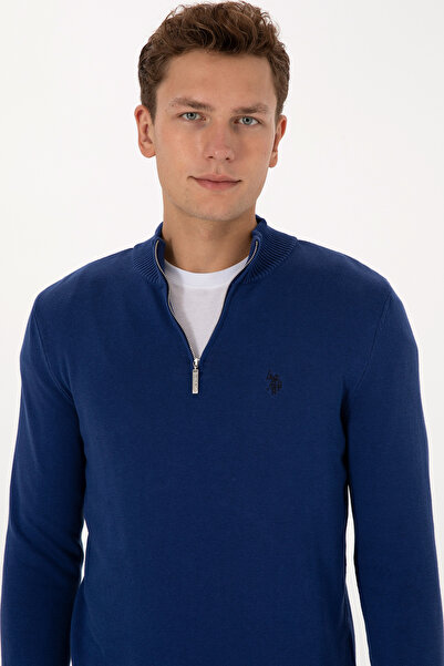 U.S. Polo Assn. Erkek İndigo Basic Kazak 50313695-VR028