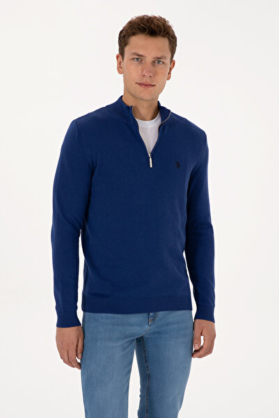 U.S. Polo Assn. Erkek İndigo Basic Kazak 50313695-VR028