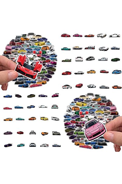 Tazweeq Racing Car Vinyl Stickers by — Durable Waterproof Decorative Stickers for Laptop, Guitar,