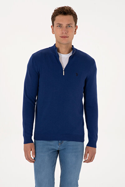 U.S. Polo Assn. Erkek İndigo Basic Kazak 50313695-VR028