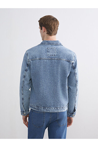LC Waikiki Özmarka Yeni Sezon Rahat Kalıp Erkek Jean Ceket