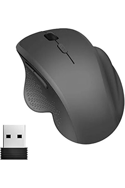 Other K R M Wireless Ergonomic Mouse, USB Receiver & Dual-Mode Bluetooth/2.4GHz, 1600 DPI, 6 Buttons