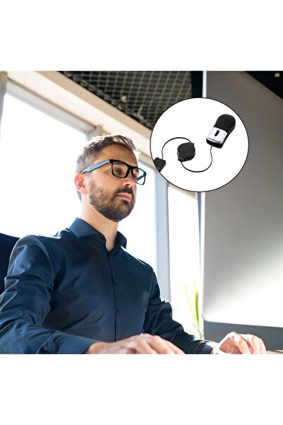 KASTWAVE Small Travel Optical Mouse — Wired Plug & Play, Retractable Cable