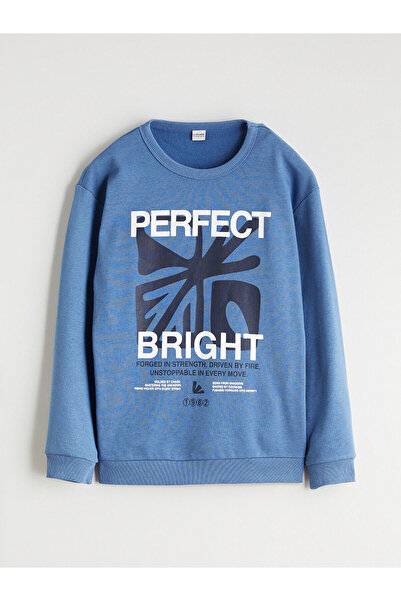 LC Waikiki Hanorac pentru băieți cu gât cu imprimeu