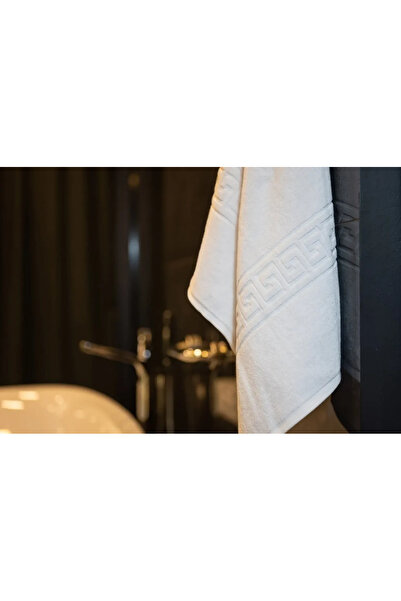 rotop Set of 10 Hotel Towels 30x50 cm Pakistani Cotton 500 g/m² Greek Border