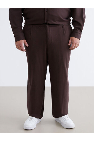 LC Waikiki Plus Size Comfortable Fit Men's Trousers