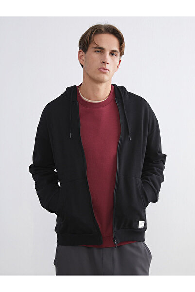 LC Waikiki Ανδρικό φούτερ με χοντρό φερμουάρ Vizyon New Season με κουκούλα