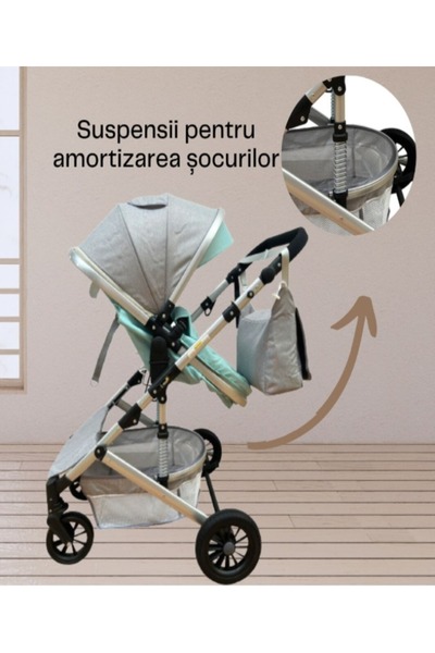 L-Sun 2 in 1 stroller, With double suspensions, Accessory bag, Summer visor included