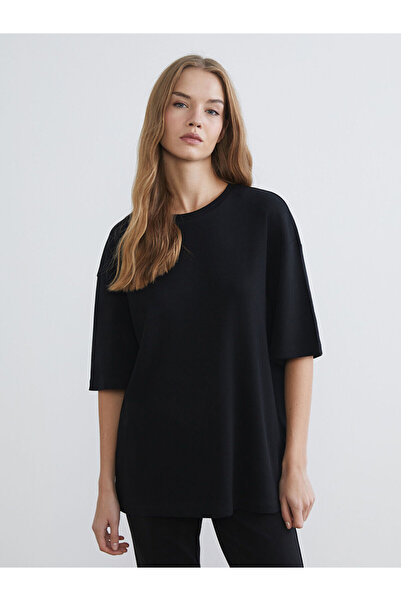 LC Waikiki New Season Crew Neck Oversize Women's T-Shirt