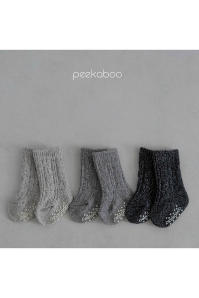 peekaboo-KR Twist Socks Set of 3