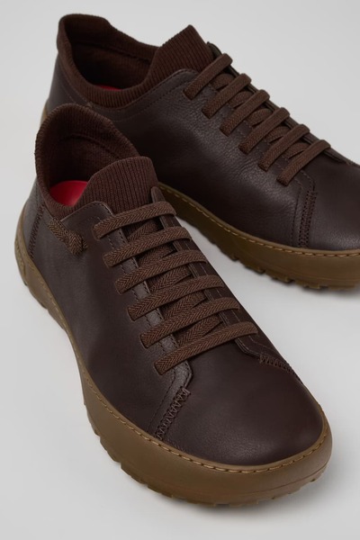 CAMPER Men's Peu Serra Classic Shoes - Dark Brown
