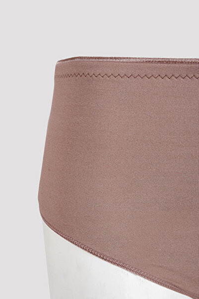 LOYA مشد باربرا ذو الخصر العالي باللون البني الداكن