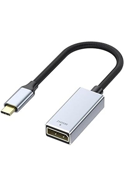 NALACAL كابل USB-C إلى DisplayPort بدقة 8K بتردد 60 هرتز / 4K بتردد 144 هرتز ...