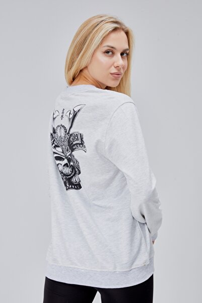 M MOONCOVER Mooncover Kadın Baskılı Sweatshirt - Karmelanj