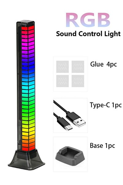Generic RGB LED Sound Control Pickup Rhythm Light Multicolour