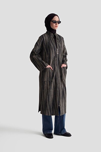 Armine TREND Self-Patterned, Glittery, Detailed, Zippered, Pocketed, Black Clothing 25Kt547