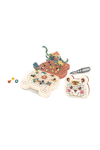 TSUMAB Creative Puzzle Drill Set – 160 Pieces DIY Construction Toy