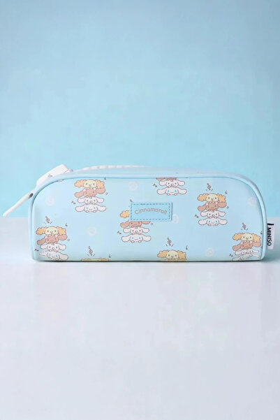 SANRIO Lisanslı Büyük Fermuarlı Kırtasiye Çantası (Cinnamoroll)