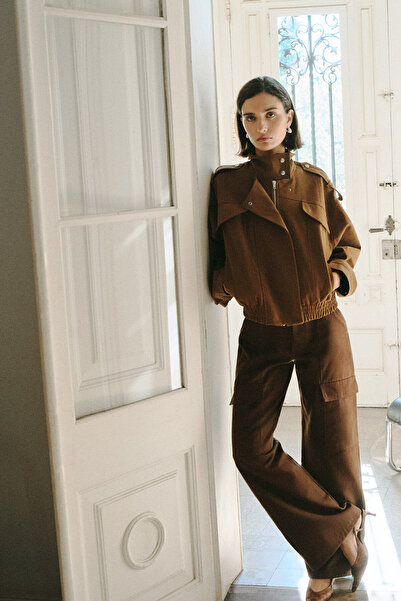 Pilea Cocoa Cargo Pocket Pack Trousers