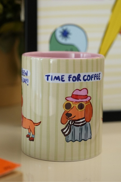 Hello Melody Design Long Day Mug – Original Design Digital Printing Porcelain Mug 330Cc Gift 9.5X8 cm