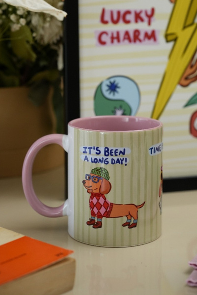 Hello Melody Design Long Day Mug – Original Design Digital Printing Porcelain Mug 330Cc Gift 9.5X8 cm