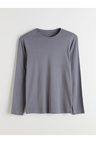 LC Waikiki Ανδρικό μπλουζάκι με μακρύ μανίκι με λαιμόκοψη