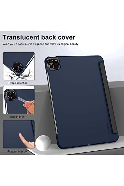 PRIMEEIGHT iPad Pro 11-inch (2018/2020/2021/2022) Shockproof Rounded-Edge Scratch-Resistant Protective Case - B