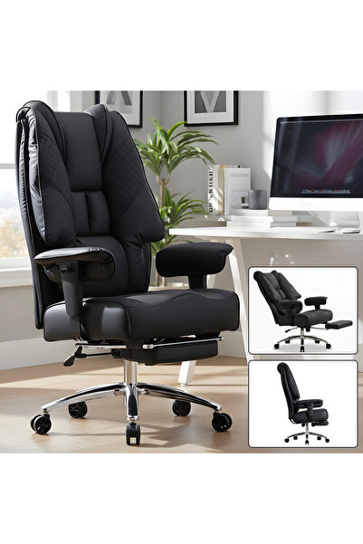 Elindor Scaun de birou ergonomic ®, lățime șezut 58 cm, înălțime între 48-56 ...