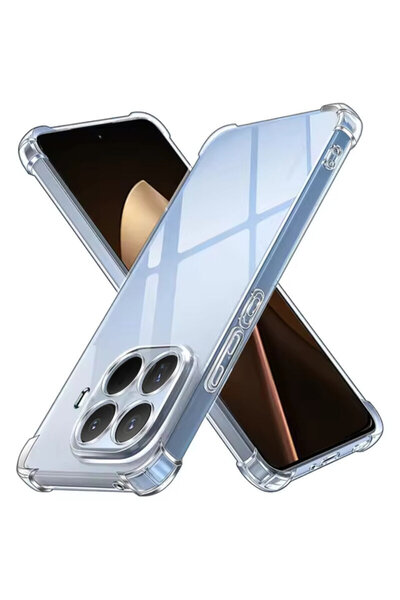 Techsuit Carcasă din silicon transparentă, rezistentă la șocuri, pentru Xiaom...