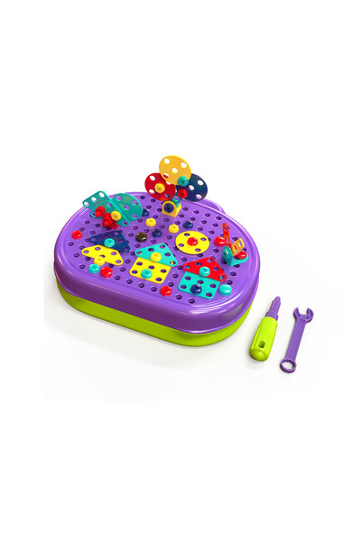 TSUMAB مجموعة ألعاب البناء والحفر الإبداعية - مجموعة أدوات تعليمية للأطفال