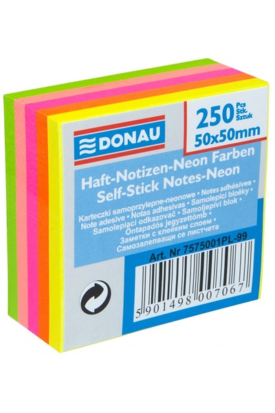 Other Caiet autoadeziv Donau 50x50mm /250p/ 5 culori neon 7575001Pl-99