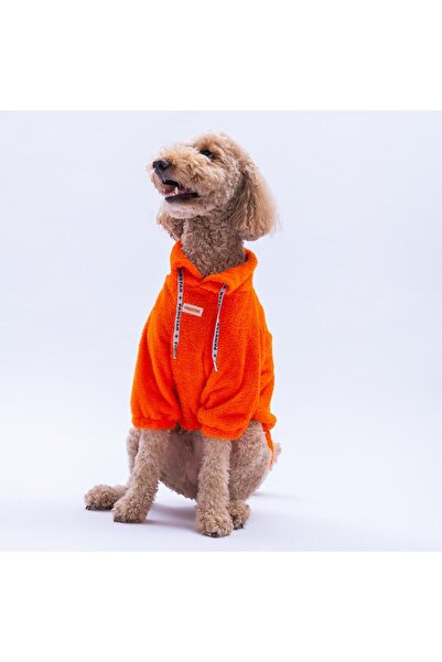 Pawstar Turuncu Doha Go! Urban Moods Peluş Orta Büyük Irklar Köpek Kıyafeti Köpek Sweati