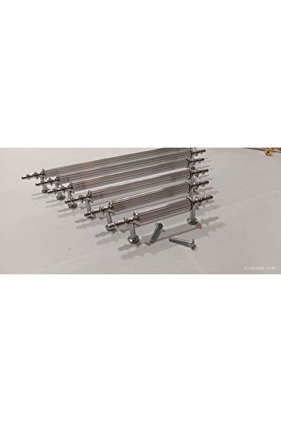 Arion EMİR 1 AD. KROM 64 MM Metal Vidalı KULP Dolap,şifonyer,ünite,komidin,mu...