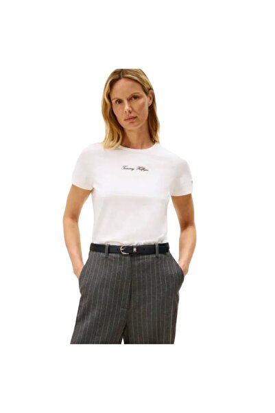 Tommy Hilfiger Tricou CLASSIC SCRIPT REG SS TEE