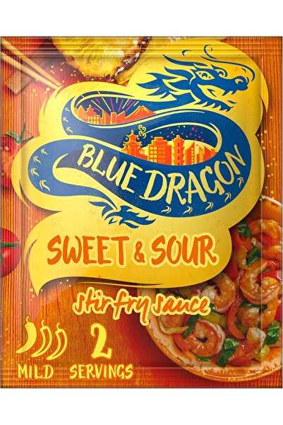 Blue Drago صلصة بلو دراجون الحلوة والحامضة للقلي السريع 120 جرام
