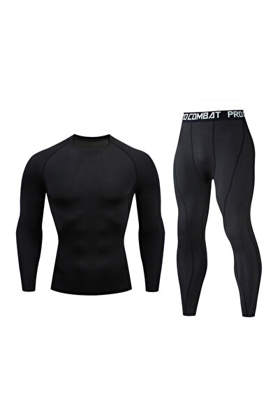 fun zone Joychic Long Sleeves T-Shirt And Pants Black