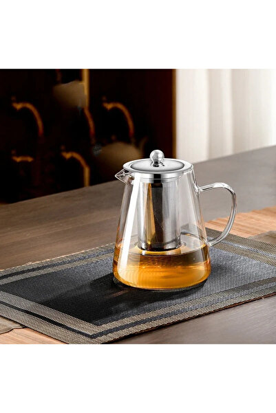 Choice3 950ML 450ml-950ml Heat Resistant Glass Teapot with Stainless Steel Te...