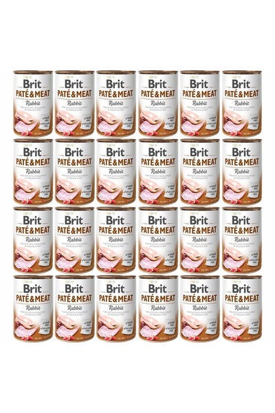 Other BRIT Paté & Meat Rabbit - hrană umedă pentru câini - 24x400g