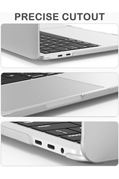 PHOCAR MacBook Pro 13 Hard Case with Keyboard Cover, Screen Protector & Mouse Pad (Polycarbonate, M1