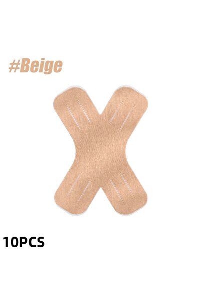 Choice 10PCS-Beige 10PCS Kinesiology Tape, Elastic Sports Tapes for Knee Shoulder and Elbow, Waterproof Ath