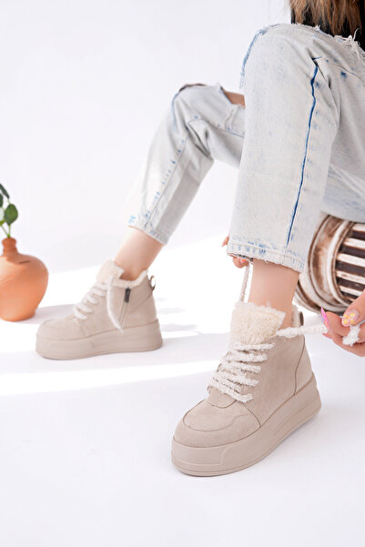 Madam Tarz FRM-034 Kürklü Fermuar Detay Bot