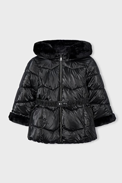 MAYORAL 04448-61 Black Shiny Coat 4/9