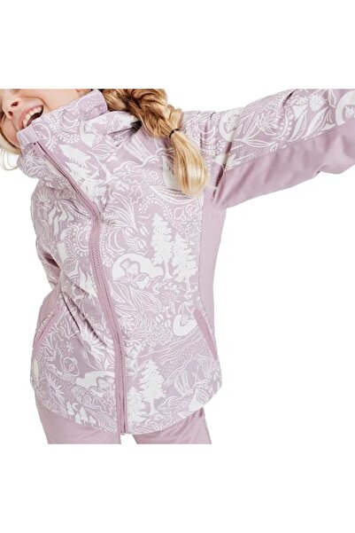 Roxy Free Jet Gırl Jk Orchid Smoke - Plaid_2 Kız Çocuk Snowboard Ceketi Ergtj03198-mgq2