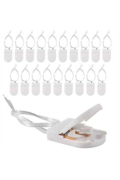 Choice white 25pcs 25PCS Battery Holder Coin Cell Holder, 1 x 3V CR2032 Battery Holder,Button Battery Holde