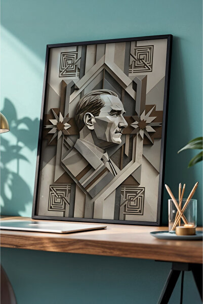 huhuli Mustafa Kemal Atatürk Printed Painting Huhu497
