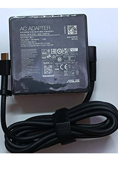 CSF Asus 100W Type-C Cord Charger ROG Flow X13 GV301QH-XS98B A20-100P1A