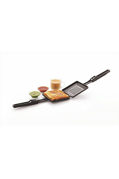 TOSAA محمصة ساندويتش غاز عادية من سولو TS Solo (أسود)، مقاس قياسي، 2.2 × 13.5...