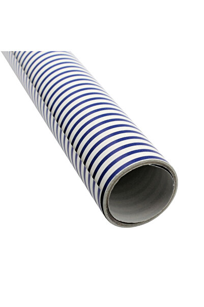 REX Gift wrapping paper, Graphic collection, white and blue stripes, 200x70 cm