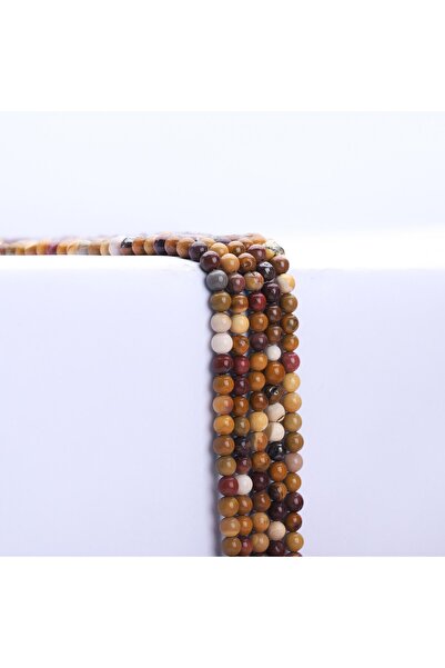 Zeynep Büyükbay Jasper Natural Stone Strand (6mm Sphere Cut)
