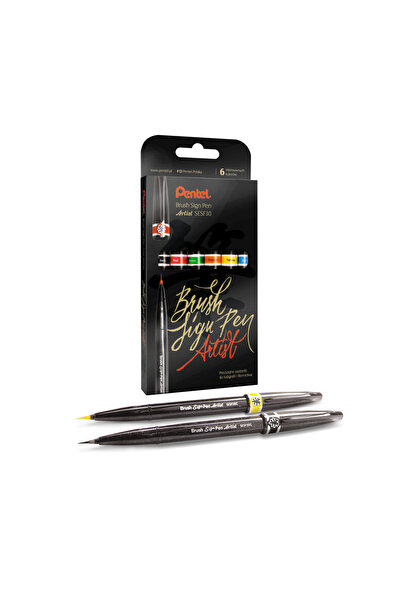 Other Stilou Pentel cu pensulă SESF30C-ST6ABDFGS PL